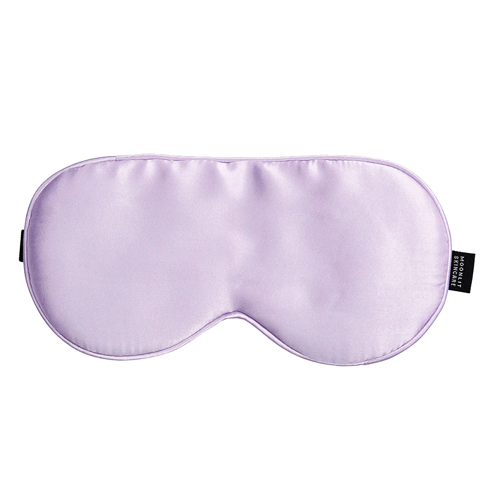 lilac silk sleeping mask sleep better hudson valley light blocking silk eye shields