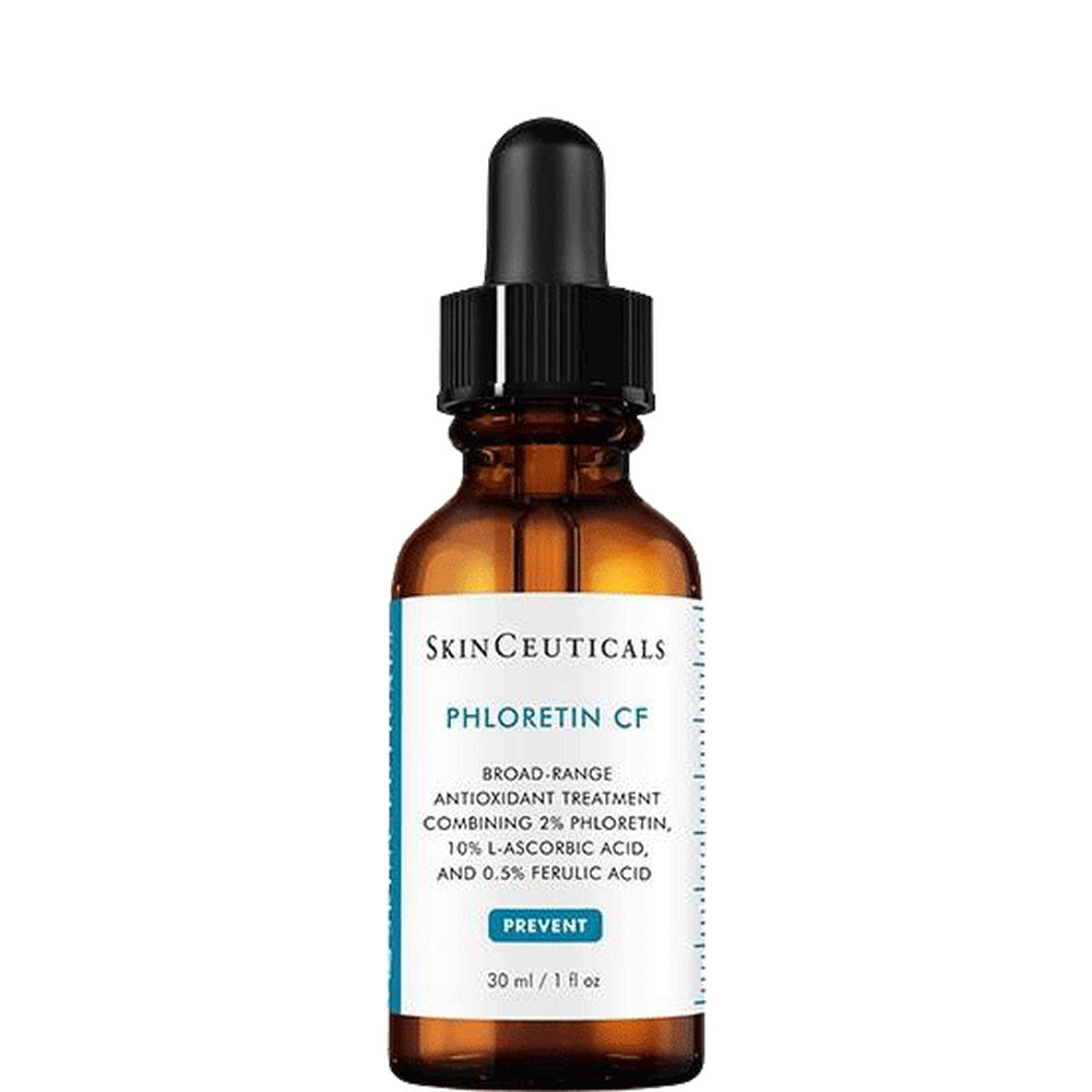 SkinCeuticals Phloretin CF (1 fl. oz / 30ml) Vitamin C skincare Phloretin ferulic paraben free fragrance free Ferulic Acid dye free Antioxidant antiaging prevent preventative health beauty wellness hudson valley