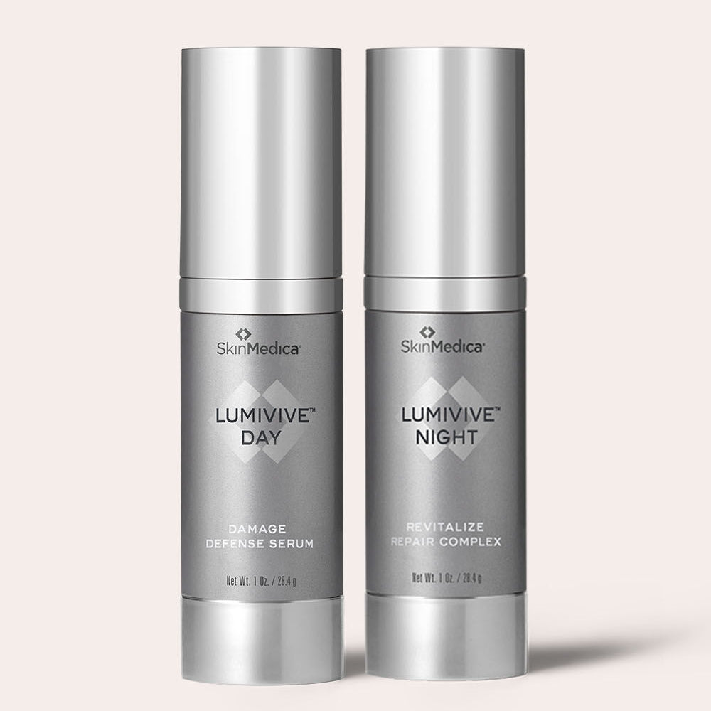 SkinMedica Lumivive System (2 x 1 oz) day and night antiaging skincare repair repairing serum health beauty wellness hudson valley