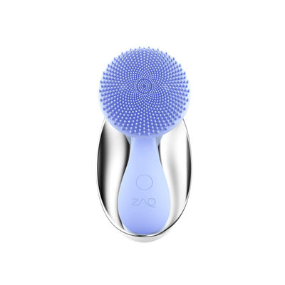 ZAQ Tara Silicone Facial Cleansing Brush skincare cleanse clean acne face wash cleanser blue face brush health beauty wellness gentle exfoliate exfoliating exfoliant hudson valley 